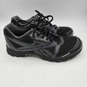 Reebok Black Running Shoes Sneakers Athletic Men's Size 8.5 US